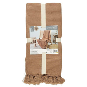 Bedspread 120x150cm, ocher