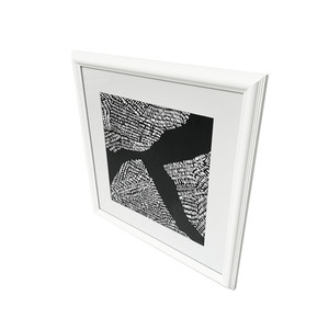 GoodHome Picture Frame Blanton 40 x 40 cm, white