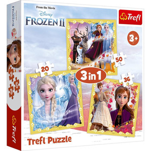 Trefl Children's Puzzle 3in1 Frozen 2 3+