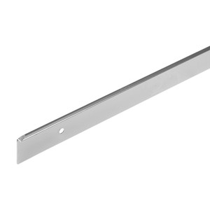 Kitchen Worktop Side Strip, left, 22 mm, silver