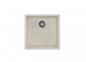 Teka Undermount Tegranite Sink One Bowl Square 40.40 TG, cream