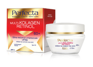 Perfecta Multi-Colagen Retinol 60+ Anti-Wrinkle Day/Night Face Cream 50ml