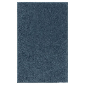 BACKMÅRA Bath mat, dark grey-blue, 50x80 cm
