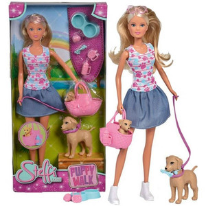 Steffi Love Doll Puppy Walk 3+
