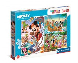 Clementoni Children's Puzzle Mickey & Friends 3x48 4+
