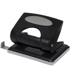 Hole Puncher 2-Hole Punch, 25 Sheets, 5.5mm, black