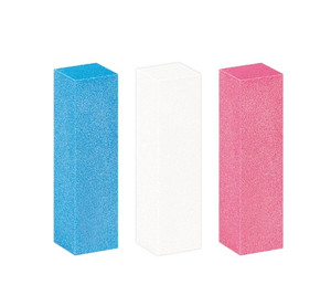 Nail Buffer Block 120, assorted colours, 1pc