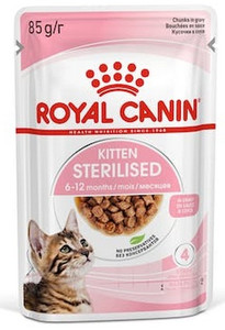 Royal Canin Kitten Sterilised Wet Cat Food 6-12 months 85g