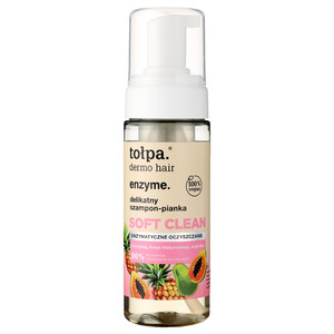 TOŁPA Dermo Hair Enzyme Shampoo Foam Soft Clean 96% Natural Vegan 150 ml
