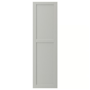 LERHYTTAN Door, light grey, 40x140 cm