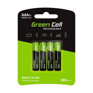 GreenCell Batteries Ni-MH AAA 1.2V, 4 pack
