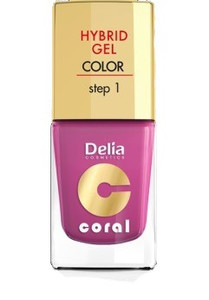 Delia Cosmetics Coral Hybrid Gel Nail Polish No. 21 fuchsia 11ml