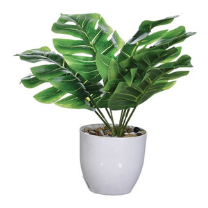 Artificial Plant with Plant Pot Monstera 25cm