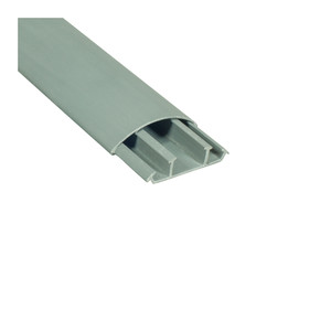 Cable Cover Strip LPO 15x50 mm, cemi-circular, grey