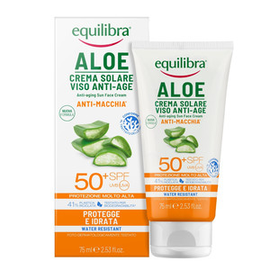 Equilibra Aloe Solare Anti-Aging Sun Face Cream SPF50+ UVA/UVB 75ml