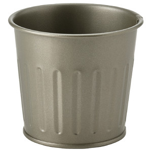 CITRONMELISS Plant pot, in/outdoor/grey, 9 cm