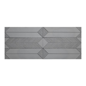 Decorative Stone Tile Braid, dark grey, 0.56 m2