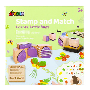 Avenir Stamp and Match Create Little Bugs 5+