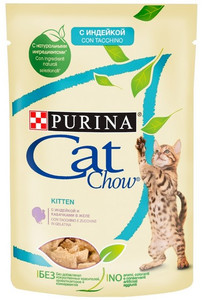 Purina Cat Chow Cat Food Kitten Turkey & Zucchini 85g