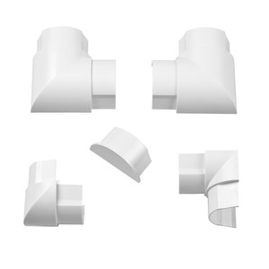 Connection Strip Accessories D-line, 50x25 mm, white, 6-pack