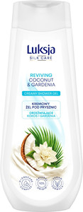 Luksja Silk Care Reviving Shower Gel Coconut & Gardenia 93% Natural Vegan 500ml