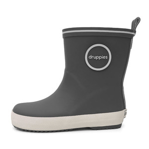 Druppies Rainboots Wellies for Kids Fashion Boot Size 21, dark grey