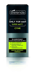 Bielenda Only For Man Moisturizing Face Gel Super Matt 50ml