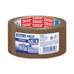 Tesa Carton Sealing Tape Strong 50 mm x 66 m, brown