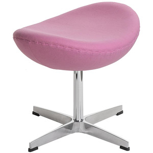 Footstool Egg Soft, cashmere, pink