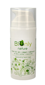BIOnly Nature Regenerating Hand Cream with Poppy Seed Oil 100ml
