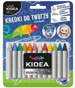 Kidea Crayons for Face Painting 12 Colours