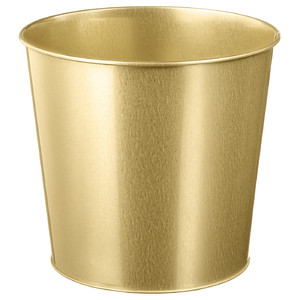 DAIDAI Plant pot, brass-colour, 19 cm