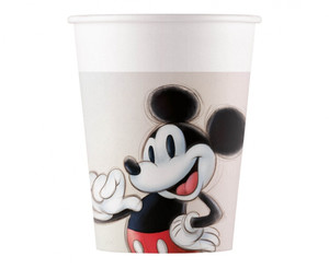 Paper Cups 200ml 8-pack Mickey & Minnie