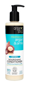 Organic Shop Nourishing Conditioner for Weak Hair Moroccan Argan & Amla 98% Natural 280ml