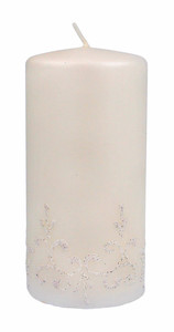 Artman Decorative Candle Tiffany, medium, white