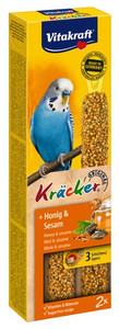 Vitakraft Kracker Seed Snack for Budgy Honey 60g 2-pack