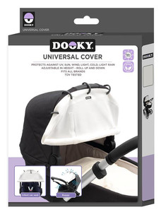 Dooky Universal Cover for Pram, Stroller, Car Seat Cream