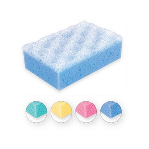 Bath Sponge Rectangle, random colours