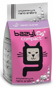 Cat Litter Bazyl Ag+ Compact Lavender 20L