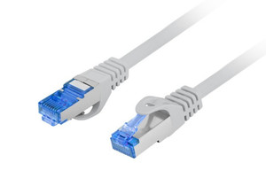 Lanberg Patchcord Cable Cat.6a S/FTP CCA 1m, grey