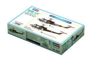 Hobby Boss Plastic Model Kit Helicopter UH-1C Huey 1:48 14+
