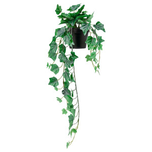 FEJKA Artificial potted plant, in/outdoor, hanging Ivy, 12 cm