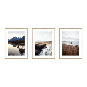 Picture Set Autumn Landscapes 30 x 40 cm 3-pack