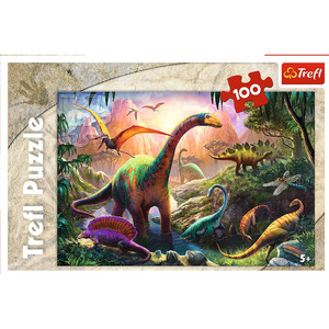 Trefl Jigsaw Puzzles Dinosaur World 100pcs 5+