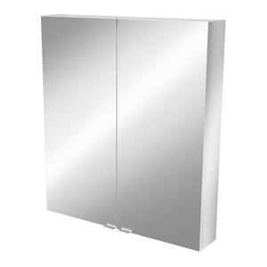 Bathroom Mirrored Wall Cabinet GoodHome Imandra 80x90x15cm