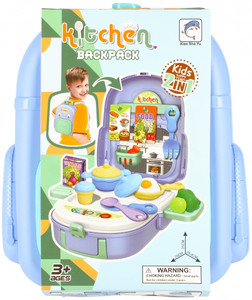Kitchen Backpack Playset with Accessories 3+
