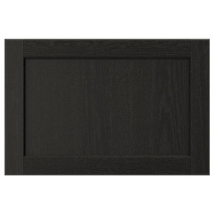 LERHYTTAN Door, black stained, 60x40 cm