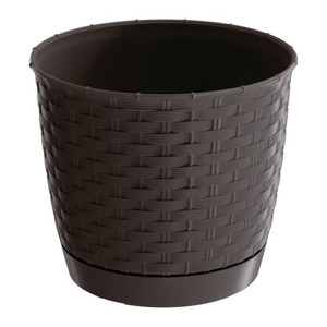 Plant Pot Ratolla Round 25 cm, umber