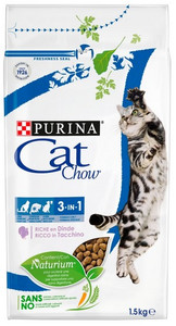 Purina Cat Chow 3in1 Turkey 1.5kg