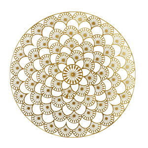 Wall Decoration Mandala 70cm, gold